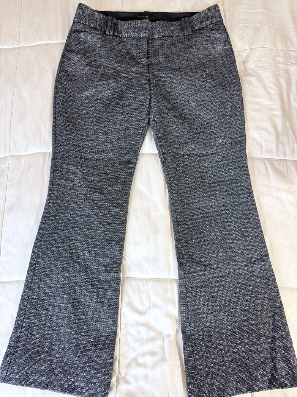 Vintage Y2K The Limited Drew fit tweed low rise flare pants chic dressy work 6